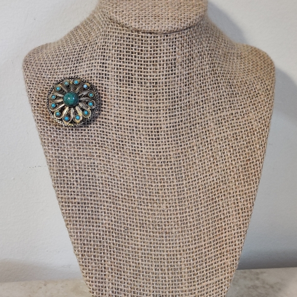 Vintage Sterling Silver Filigree Brooch/Pendant - Picture 11 of 15